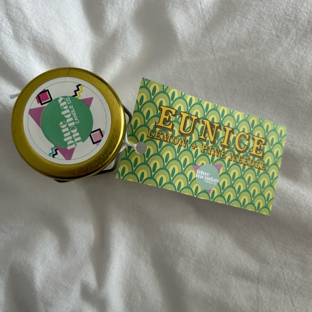 Lemon and Pine Needle Candle